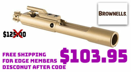 Brownells M16 Bolt Carrier Group 5.56x45mm Titanium Nitride Deal