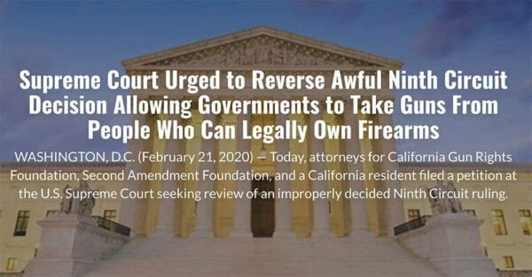 Supreme Court Urged to Reverse Awful Ninth Circuit Decision