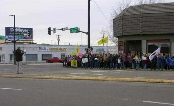 Idaho's Gun Owners Protest Michael Bloomberg in Boise
