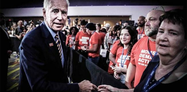 Joe Biden Groping Mom Demand Actions Moms IMG NRA-ILA