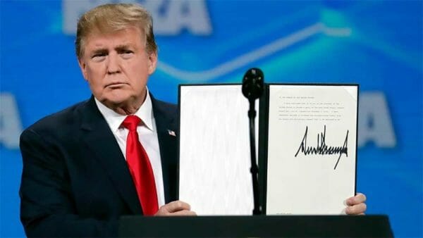 President Donald J Trump Signs img NRA-ILA