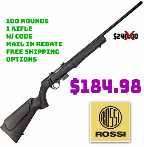 ROSSI RB17 17HMR Rifle & 100rnds CCI VNT 17HMR AMMO Deal