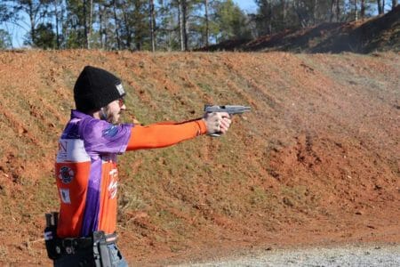 Ryan Flowers, a Scholastic Action Shooting Program (SASP) athlete