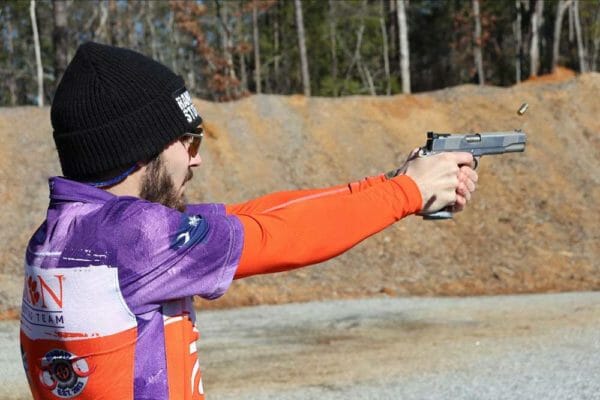 Ryan Flowers, a Scholastic Action Shooting Program (SASP) athlete