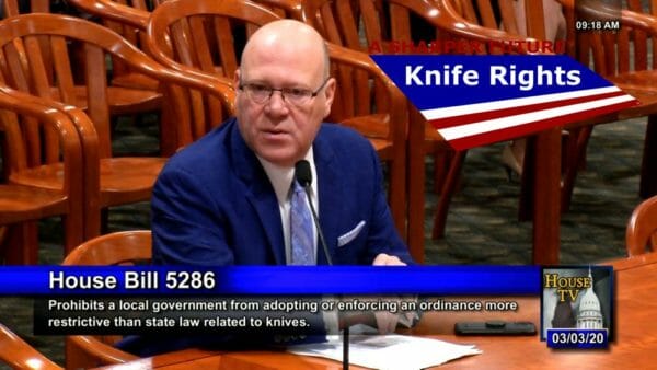 Knife Rights: Michigan Knife Law Preemption Bill Hearing Update