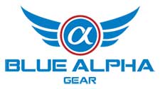 Blue Alpha Gear Logo