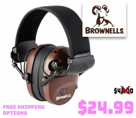 Brownells Premium Electronic 2.0 Earmuffs Deal