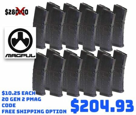 MAGPUL 30-Round PMAG GEN M2 MOE 2x10-pack Deal june2020a