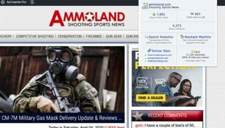 AmmoLand News Cracks The Top 1000 U.S. Websites