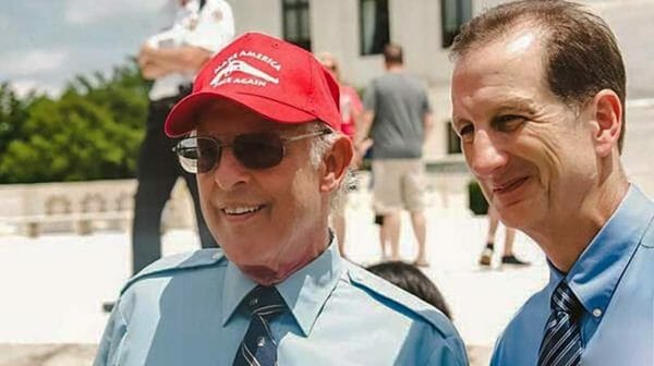 Gun Owners of America's Erich Pratt with Dick Heller (left).