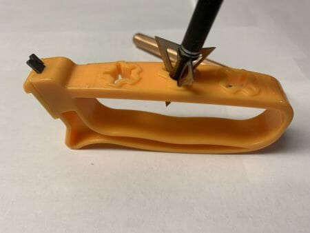 Even if you already have a good broadhead sharpening system, you may want the Smith's Broadhead Sharpener to safely install/remove broadheads from your arrows.