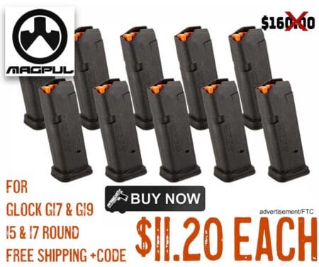 Magpul 10Pk PMAG GL9 15&17-Round GLOCK Magazines lowest price