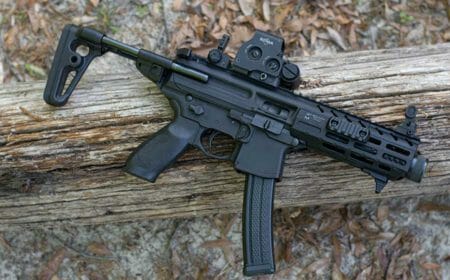 Midwest Industries MPX Handguard EoTech GGG Irons