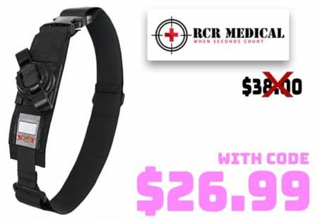 RCR Medical X8T Black Tactical Tourniquet Deal