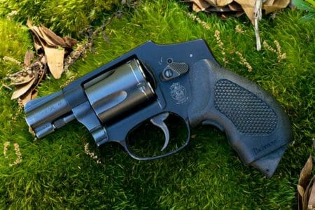SW442 38 special plus p revolver