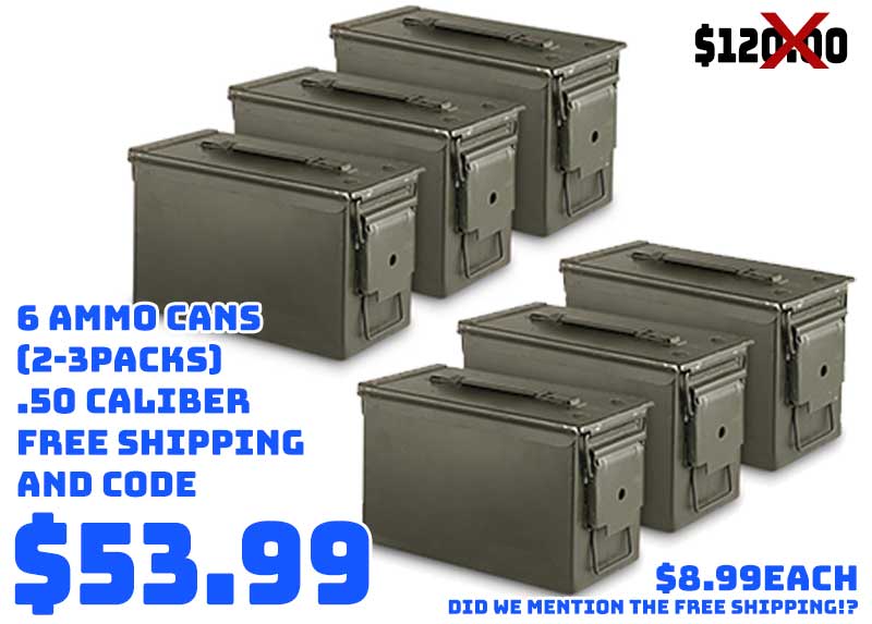 Cheapest Ammo Boxes, Ammo Cans