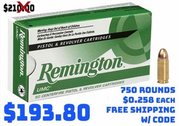 750 rounds Remington UMC Ammo 9mm Luger Deal 3