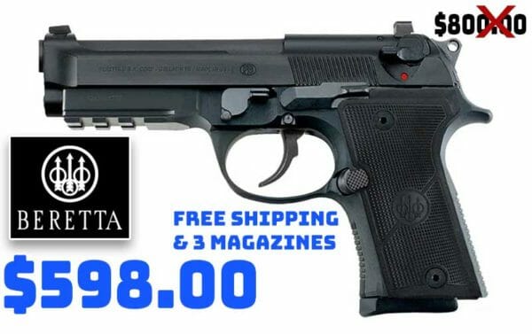 Beretta 92X GR Compact-R 9mm Pistol 13 Rd Mags Deal