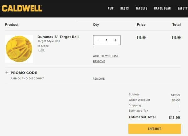 Duramax Self Healing Targets Deal Cart Check
