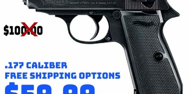 Walther PPK/S .177 Caliber Air Pistol Deal