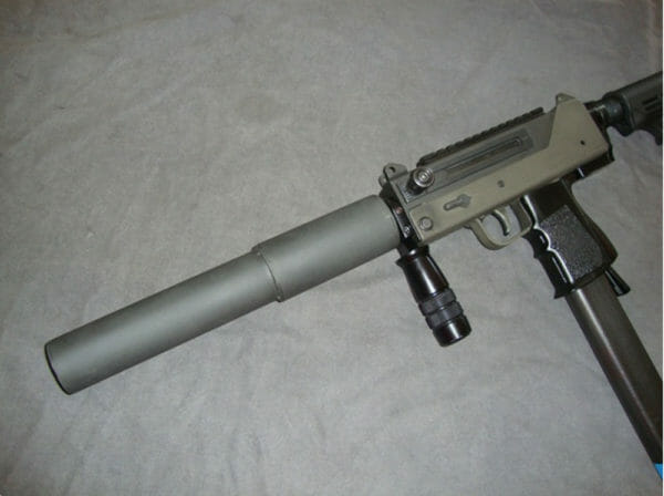 Mac-10 & Mpa .45 Acp 7/8x9, 2 Stage Fake Suppressor, Image Credit: https://www.gun.rodeo