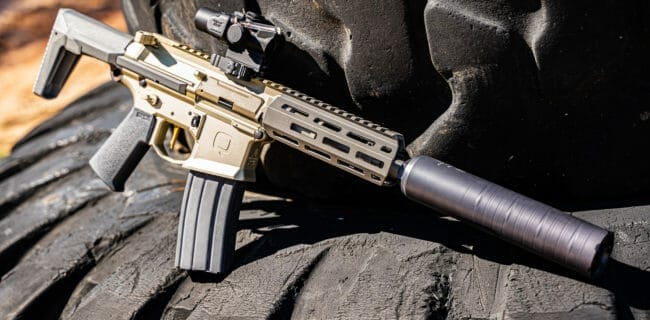 Q Honey Badger, Trijicon TA44, Q Thunder Chicken. IMG Tim Potter