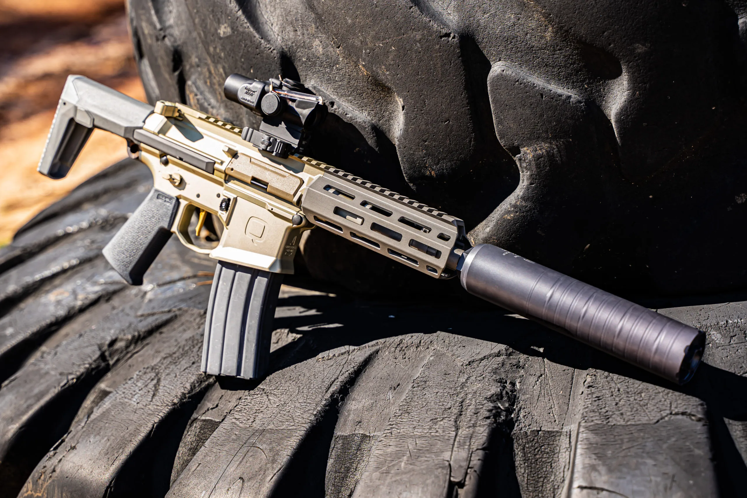 Q Honey Badger, Trijicon TA44, Q Thunder Chicken. IMG Tim Potter