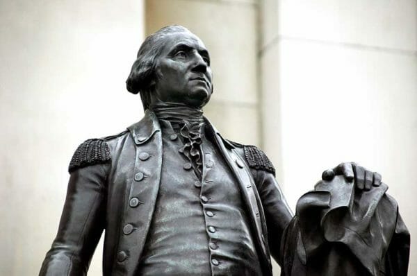 George Washington Statue iStock-TonyBaggett 464907492