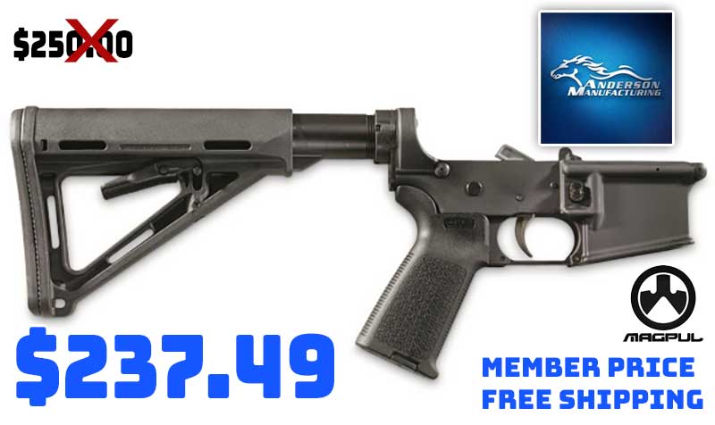 Anderson AR15 Complete Assembled Lower Deal