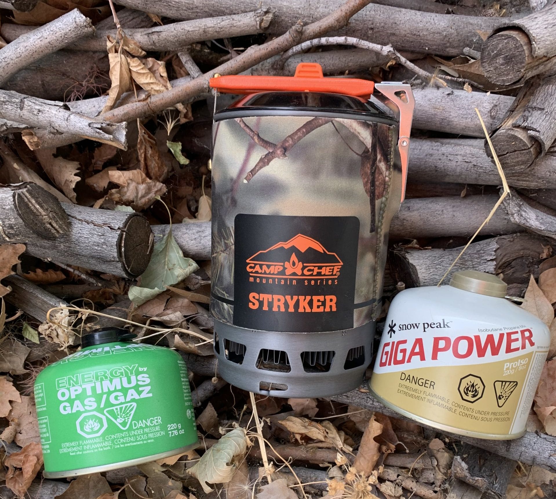 The Camp Chef Stryker 200 can run on either propane or butane, that is a very desirable option.