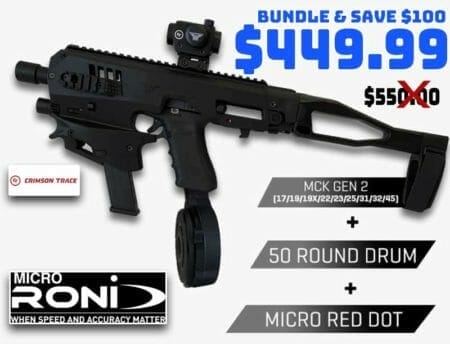 Micro RONI MCK Complete RedDot & Drum Mag Package Deal