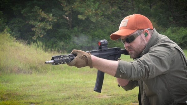 PSA AR-V Action Shot