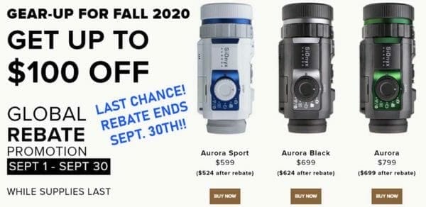 SiOnyx Aurora Digital Night Vision Rebate 2020