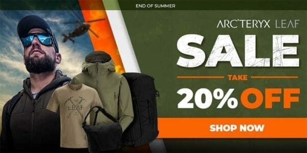 U.S. Elite has a 20% OFF SALE! Arc'teryx LEAF + Outdoor Research