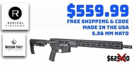 Radical Firearms FRL6-5.56Soc-15FCR Rifle MFT Stock deal