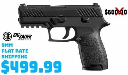 SIG Sauer P320 Compact 9mm Pistol w/ Contrast Sights Deal LAP