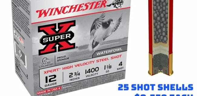 Winchester SUPER-X SHOTSHELL 12 Gauge 1-1/8oz 2.75 Ammo Deal