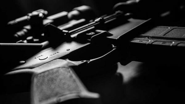 AR15-Black White iStock-534364755