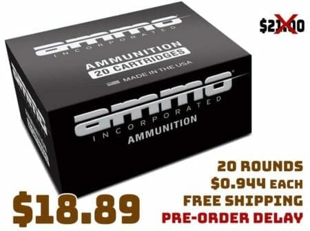 Ammo Inc 9mm 115 grain JHP Reloadable Brass Ammunition Deal