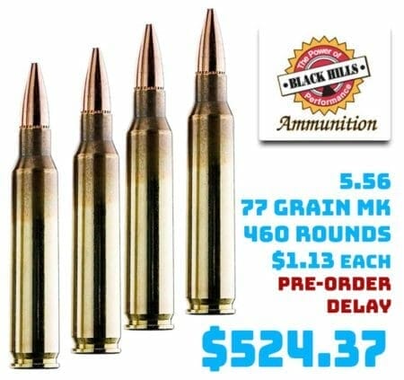 Black Hills Mil-Pack 5.56 77grn MK Ammunition Deal 2