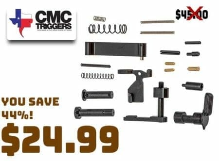 CMC Triggers AR-15 Lower Assembly Kit, No Fire Control Group or Grip Deal