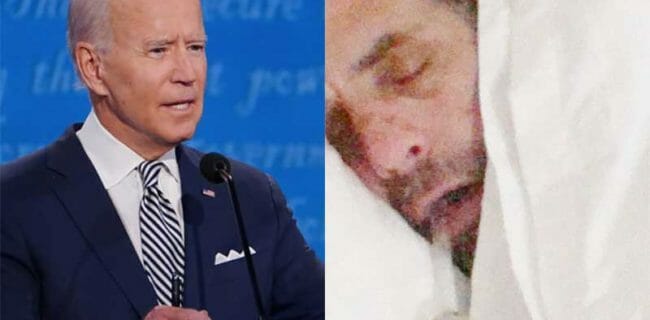 Joe Biden and crackhead son Hunter Biden