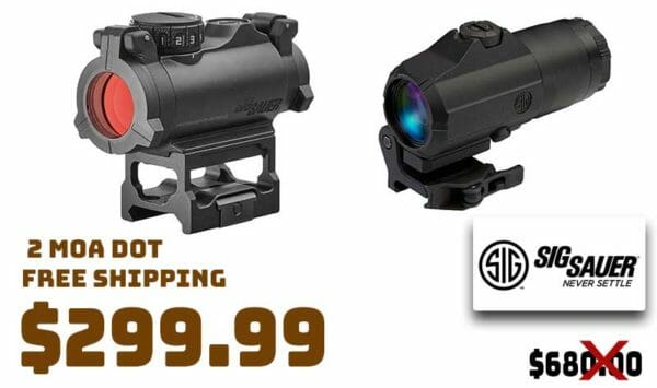 Sig Sauer ROMEO-MSR / JULIET4 4x Magnifier Combo Kit Deal