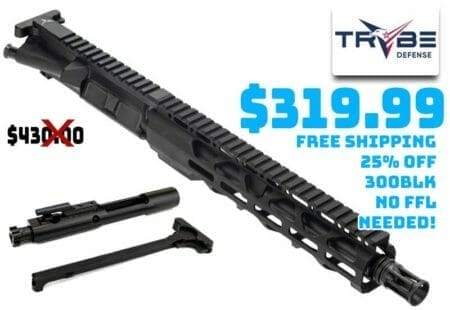 TRYBE Defense AR-15 Pistol 10.5in Complete Upper M-LOK, .300 BLK Deal OP