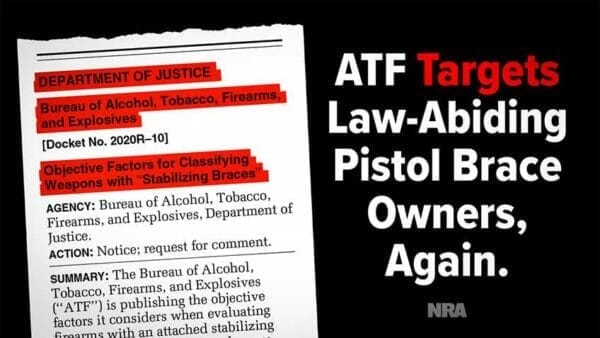 ATF Brace NRA-ILA