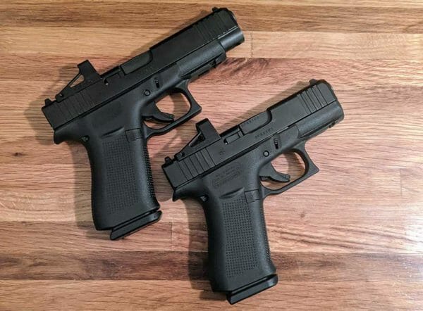 GLOCK G43X MOS and G48 MOS with Shield Sights RMSc