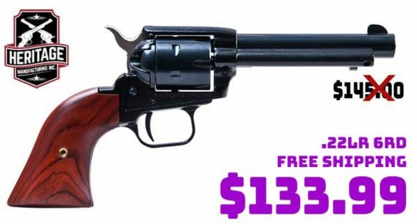 Heritage Arms 22LR Blue 6 Rds 4.75In Cocobo Revolver sale sept2021