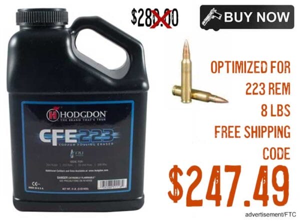 Hodgdon Powder Company CFE223 Smokeless Powder for 223 Deal aug2023