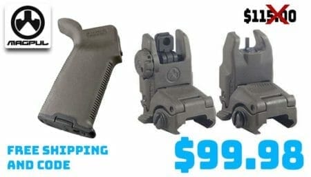 Magpul MBUS Gen2 Sight Set & Grip Package O.D. Green Deal