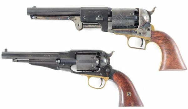 Westerns Arms 2Nd Model Dragoon And Lyman 1858 Reproduction Percussion Revolvers From the collection of Neal Knox